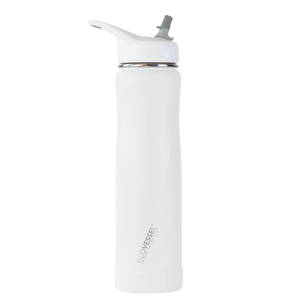 Ecovessel Summit Insulated Stainless Steel Water Bottle 24 Oz - Whiteout